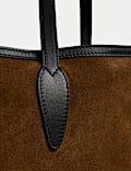 Suede Tote Bag