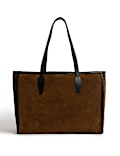 Suede Tote Bag