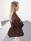 Suede Tote Bag