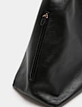Leather Top Handle Shoulder Bag