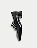 Strappy Block Heel Mary Jane Shoes