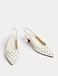 Sparkle Ankle Strap Kitten Heels