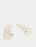 Flat Toe Loop Mules