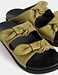 Leather Footbed Sandals