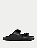 Leather Footbed Sandals