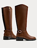Botas de montar hasta la rodilla con hebilla