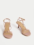 Buckle Strappy Stiletto Heel Sandals