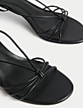 Buckle Strappy Stiletto Heel Sandals