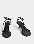 Buckle Strappy Stiletto Heel Sandals