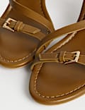Buckle Kitten Heel Sandals