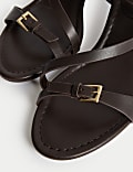 Buckle Kitten Heel Sandals
