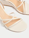 Buckle Wedge Sandals