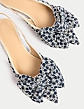Floral Flatform Slingback Sandals