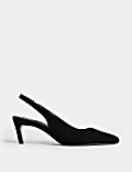 Suede Stiletto Heel Court Shoes