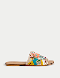 Sequin Flat Mules