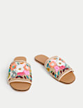 Sequin Flat Mules