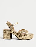Buckle Platform Sandals