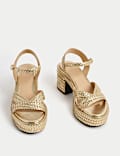 Buckle Platform Sandals