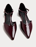 T Bar Pointed Ballet Pump