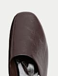 Slip On Flat Square Toe Mules