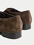 Suede Lace Up Block Heel Shoes