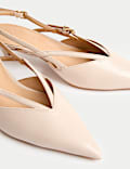 Strappy Kitten Heel Court Shoes