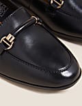 Leather Flat Loafers