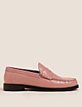 Leren loafers