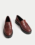 Leather Chunky Loafers