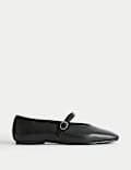 Wide Fit Strappy Flat Ballet Pumps