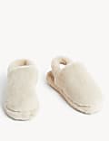 Faux Fur Slippers with Freshfeet™