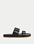 Δερμάτινα φλατ mules