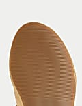 Sepatu Pantofel Balet Mary Jane Kulit Tanpa Lining