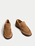 Suede Loafers