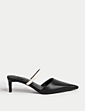 Slip On Kitten Heel Mules