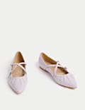 Strappy Pointed Ballet Pumps