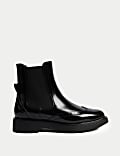 Chelsea Brogue Detail Flatform Boots