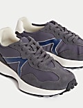 Leather Side Detail Trainers