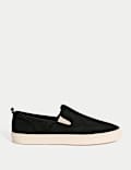 Slip On Plimsoll Trainers With Freshfeet™
