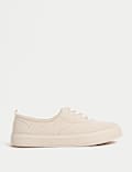 Canvas Lace Up Trainers