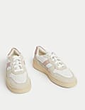 Leather Side Detail Trainers