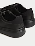 Plateau-Turnschuhe zum Schnüren