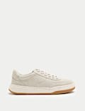 Suede Lace Up Skate Trainers