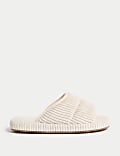 Platform Open Toe Mule Slippers