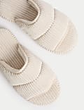 Platform Open Toe Mule Slippers