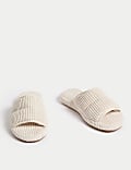 Platform Open Toe Mule Slippers