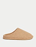 Round Toe Mule Slippers