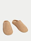 Round Toe Mule Slippers