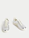 Leather Cupsole Side Detail Trainers