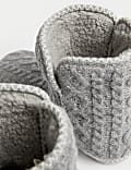 Cable Knit Slipper Boots